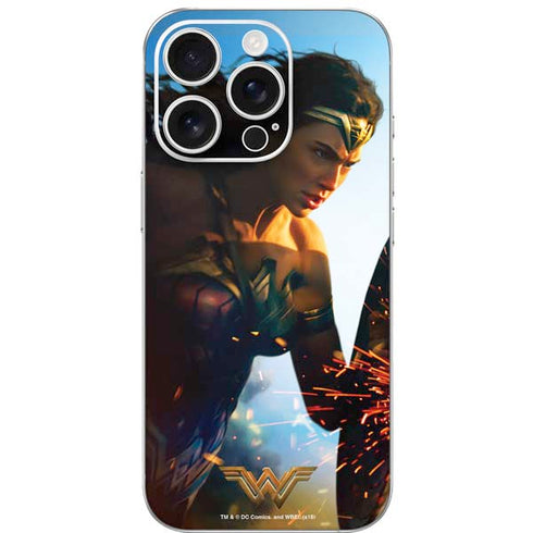 DC Comics Wonder Woman Action Pose Poster iPhone 16 Pro Skin